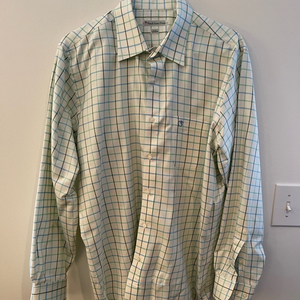 Men’s Peach State Pride Button Down Shirt